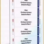 Erstaunlich ordner Register Beschriftung Vorlage
