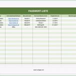 Erstaunlich Passwort Liste Mit Excel