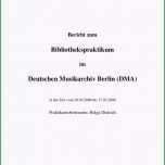 Erstaunlich Praktikumsbericht Deutsches Musikarchiv