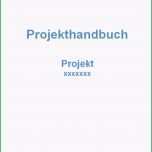 Erstaunlich Projekthandbuch Vorlage