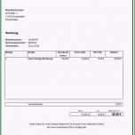 Erstaunlich Rechnung Vorlage Excel