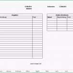 Erstaunlich Schön Monatliche Ausgaben Tabelle Vorlage