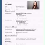 Erstaunlich Tabellarischer Lebenslauf Vorlage Kostenlose Muster Zum