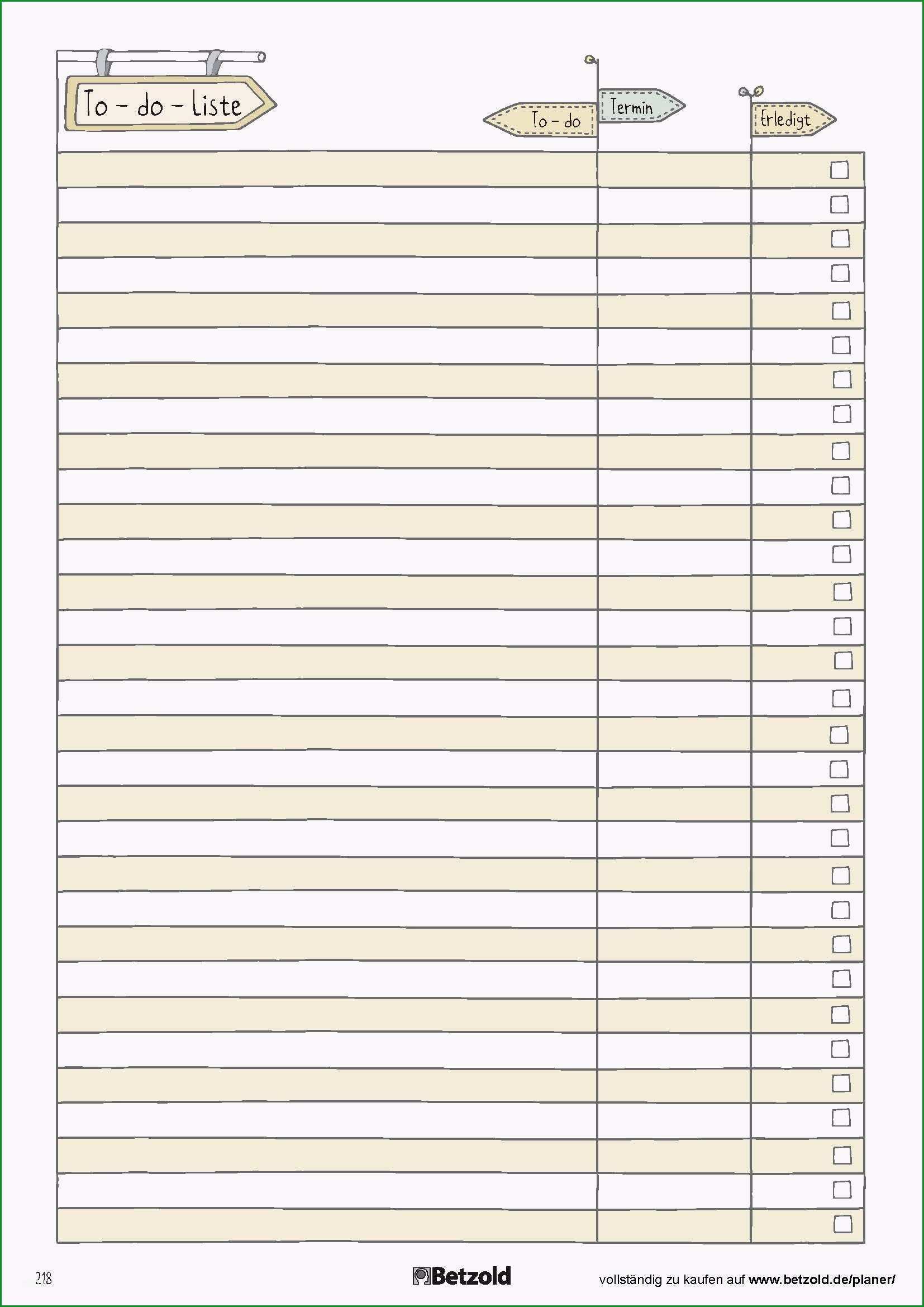 Erstaunlich to Do Liste Vorlage Zum Ausdrucken Aus Dem Betzold Design