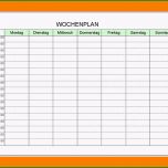 Erstaunlich Zeitplan Wochenplan