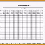 Fantastisch 11 Anwesenheitsliste Vorlage