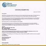 Fantastisch 12 2 Mahnung Vorlage