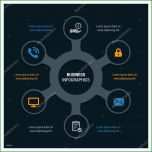 Fantastisch 6 Schritt Info Grafik Vorlage Für Ihre Firmenpräsentation