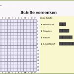Fantastisch 8 Schiffe Versenken Vorlage