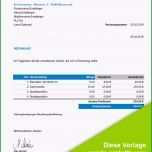 Fantastisch 9 Vorlage Rechnung Kostenlos