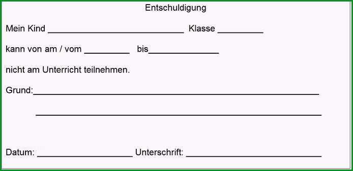 Fantastisch Entschuldigung Für Die Schule Vorlage Bewundernswert