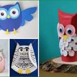 Fantastisch Eulen Basteln Aus Papier Anleitung Und Vorlage Talu