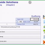 Fantastisch Excel Inside solutions Xls Quittung tool Zur