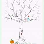 Fantastisch Fingerabdruck Baum Vorlage &amp; andere Motive Kostenlos Zum