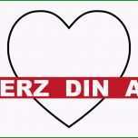 Fantastisch Herz Din A4 Vorlage