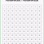 Fantastisch Hundertertafel Hunderterfeld