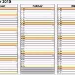 Fantastisch Kalender 2015 In Excel Zum Ausdrucken 16 Vorlagen Mit