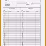 Fantastisch Kassenbuch Vorlage Zum Ausdrucken Erstaunlich 8 Kassenbuch