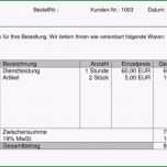 Fantastisch Kleingewerbe Rechnung Vorlage – Invdl