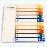 Fantastisch Leitz Register Zahlen 1 10