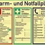 Fantastisch Muster Notfallplan