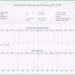 Fantastisch Numbers Vorlage Einnahmen Überschuss Rechnung Eür 2018