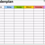 Fantastisch Stundenplan Vorlagen Pdf Zum Download &amp; Ausdrucken Kostenlos