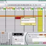 Fantastisch Terminplaner Excel Vorlage Kostenlos