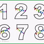 Fantastisch Zahlen Applikationen Stickdateien Set Wimpel