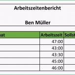 Fantastisch Zeiterfassung Mit Excel – 8 Kostenlose Stundenzettel