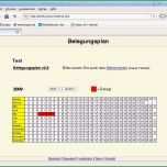 Faszinieren Belegungsplan Excel Vorlage Kostenlos – Gehen