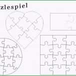 Faszinieren Blanko Puzzle In Verschiedenen formen