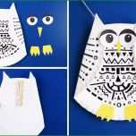 Faszinieren Eulen Basteln Aus Papier Anleitung Und Vorlage Talu
