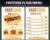 Faszinieren Fast Food Imbiss Flyer Vorlage Pizza Döner Werbung