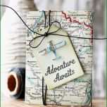 Faszinieren Gutschein Reise Basteln Ideen Weltkarte Geschenkanhänger