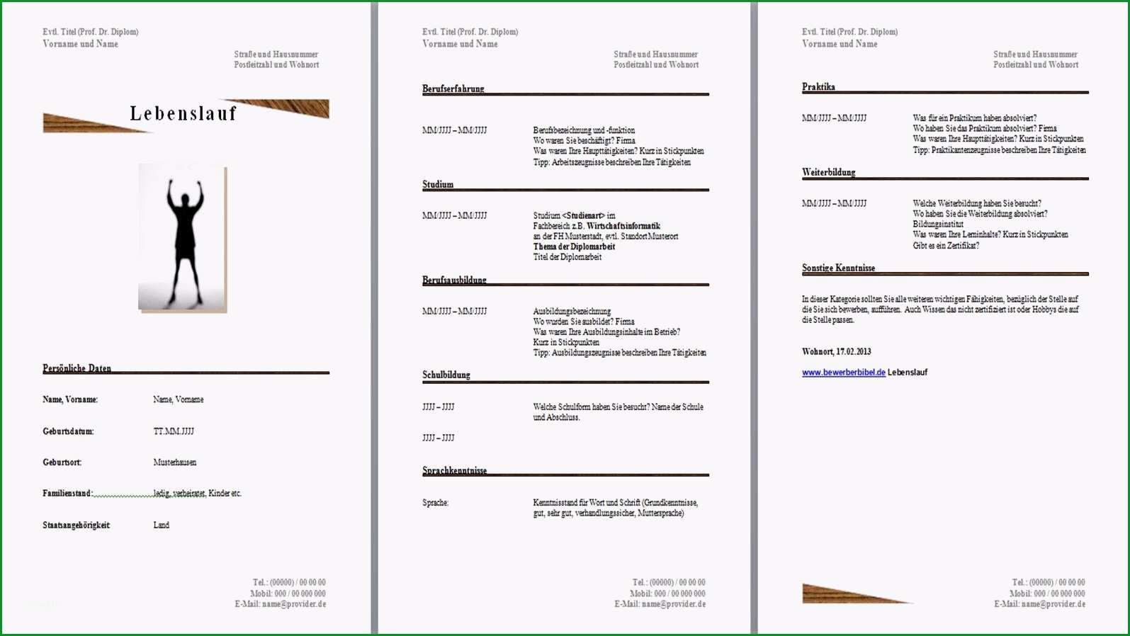 lebenslauf muster fur bewerbung bildungsbibel de lebenslauf muster geringfugige beschaftigung 2