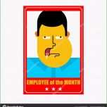 Faszinieren Mitarbeiter Des Monats Besten Arbeiter Porträt In Rahmen