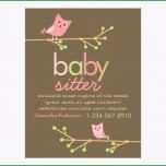 Faszinieren Mod Eulen Babysitter Anzeige 21 6 X 27 9 Cm Flyer