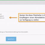 Faszinieren Newsletter Vorlage Erstellen Kundenmeister