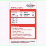 Faszinieren Notfallkarte Zubehör Tinovamed Produkteshop