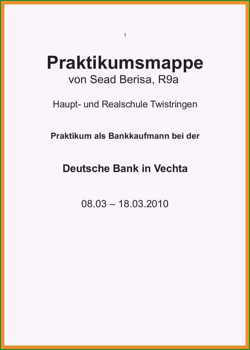 praktikumsbericht deckblatt besten der praktikum deckblatt vorlage 2