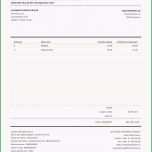 Faszinieren Rechnungsvorlage Word &amp; Excel Schweiz Kostenlos