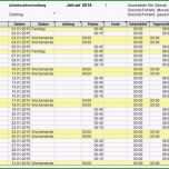 Faszinieren Schön Stundenzettel Excel Vorlage Kostenlos 2016