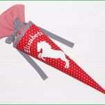 Faszinieren Schultüte Mit Pferd Mit Namen &amp; Datum