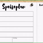 Faszinieren Speiseplan Kostenloser Download Miomodo Diy Blog