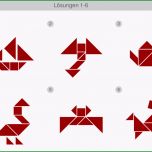 Faszinieren Tangram Aufgabenkarten
