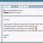 Faszinieren Verfassen Einer E Mail Englisch Klasse 9 Und 10 – Kapiert