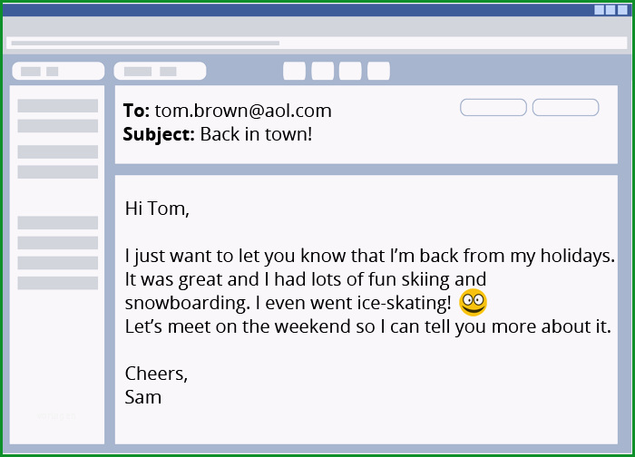 eine e mail verfassen