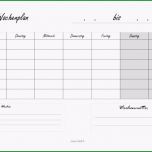 Faszinieren Wochenplan Vorlage – Adrian Muff – Fizielle Seite