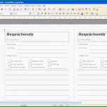 Großartig 12 Gesprächsnotiz Muster